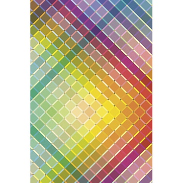 Бумага упаковочная Stewo Solar gelb, 0.7 x 2 м Цветные квадраты - 8